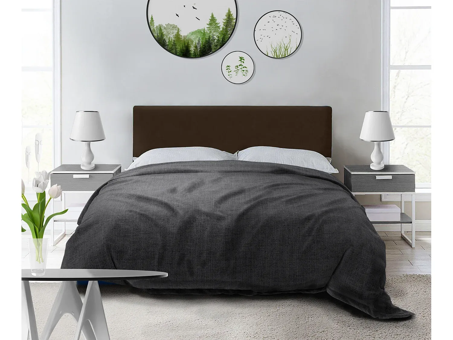 Schlafzimmer,Bereich Bett,Bett mit Bettkasten-Furniilume