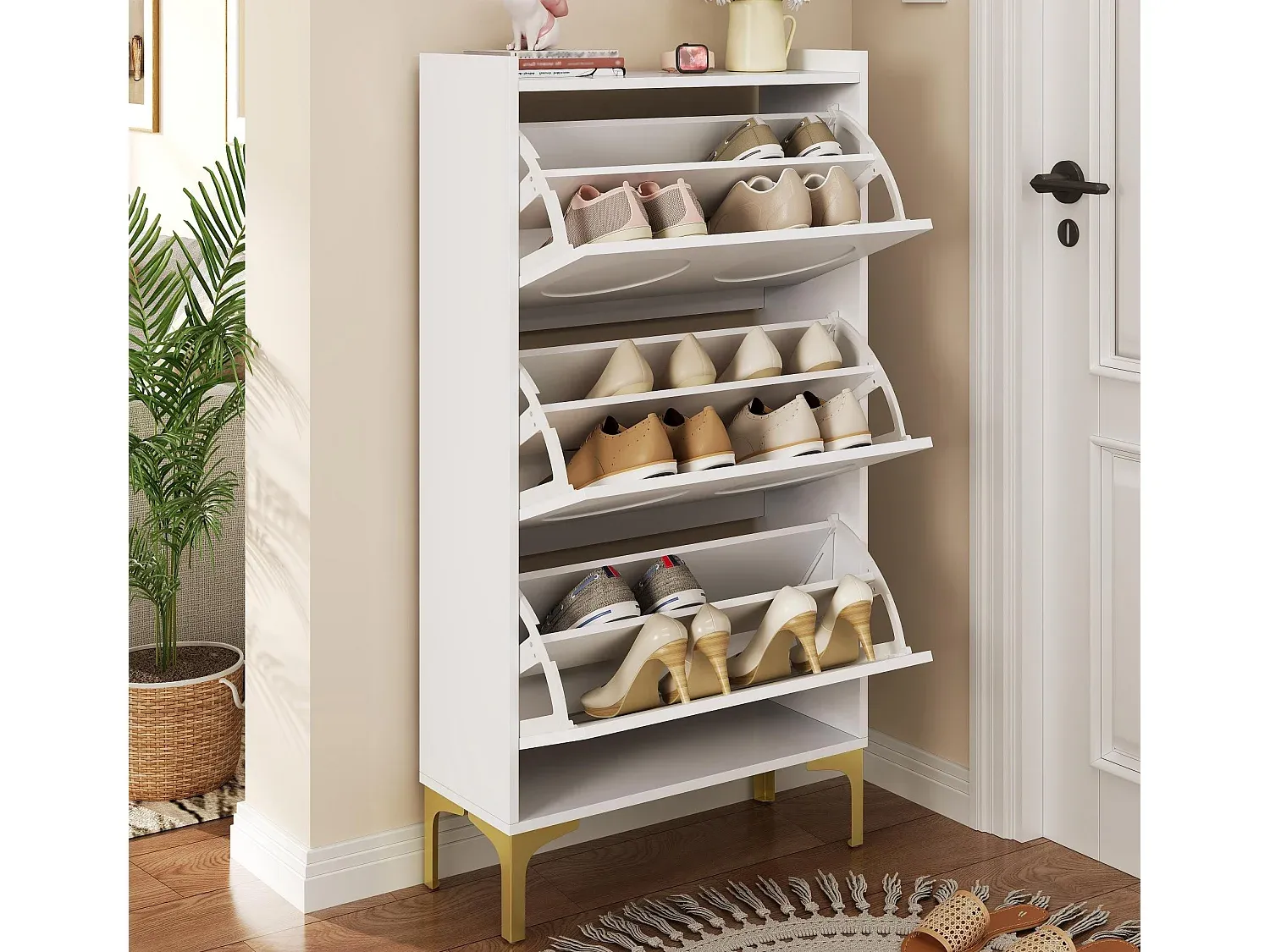 Wohnzimmer und Flur,Bereich Flurmöbel und Ordnungshelfer,Schuhschrank-Furniilume