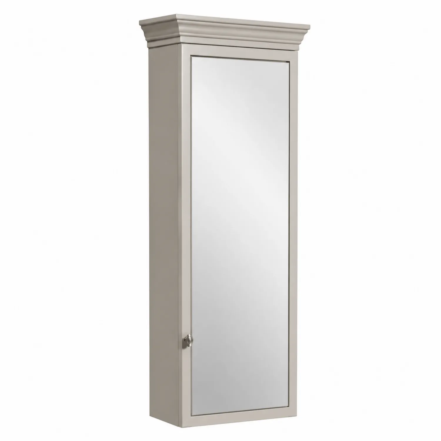 Armadio specchiera da bagno MDF Beige 150x40x15 cm