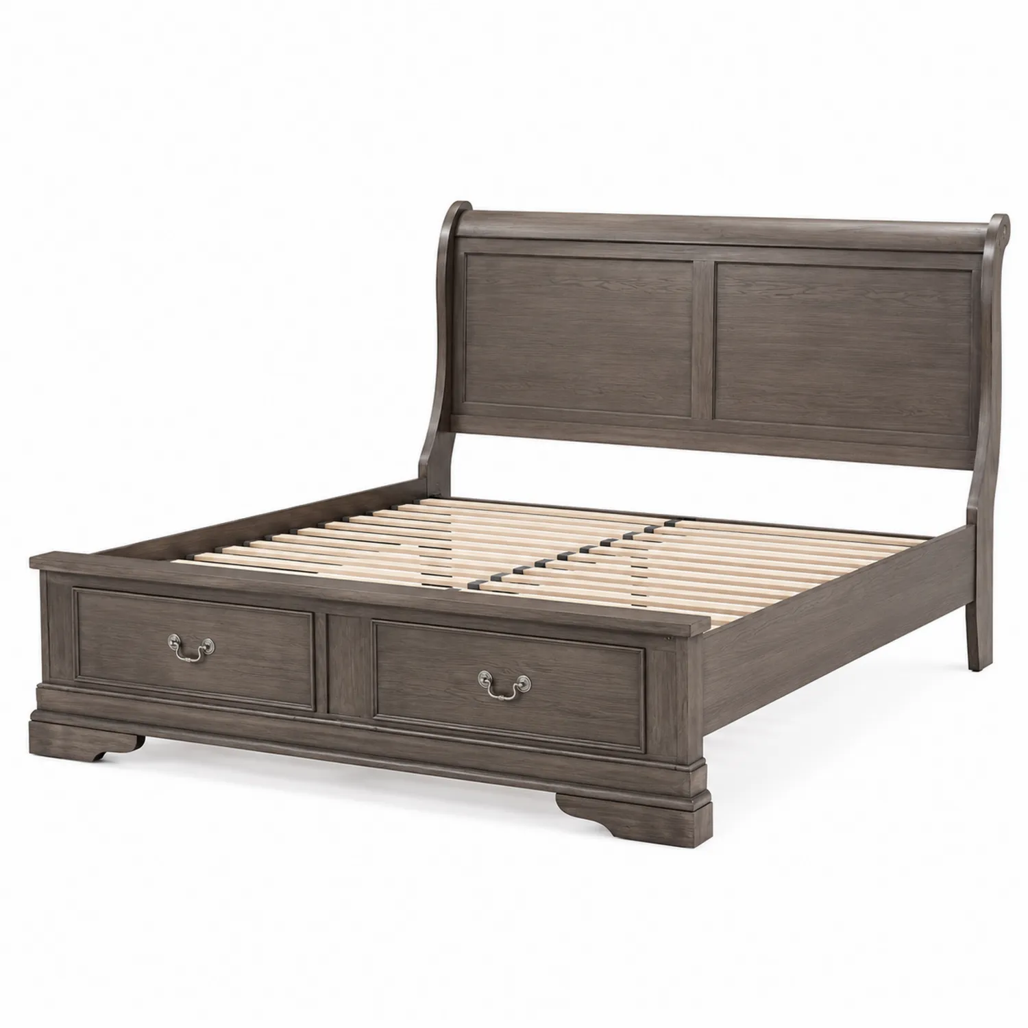 Letto in legno con cassetti 160x200 cm