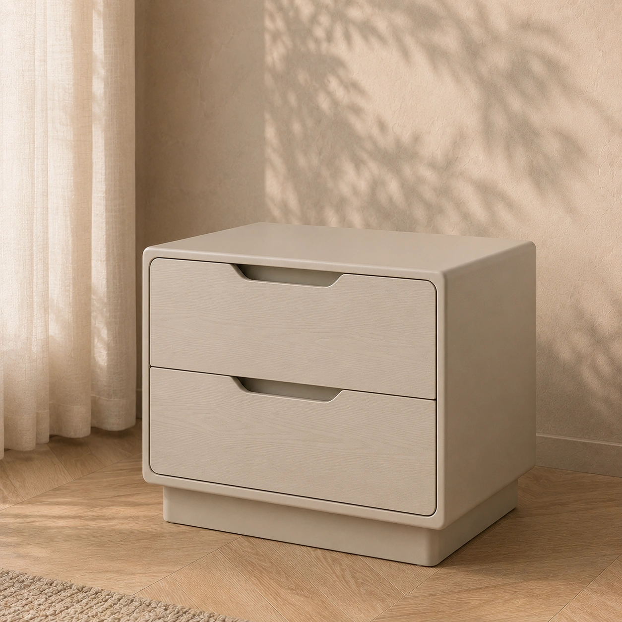 Nachttisch Sandbeige