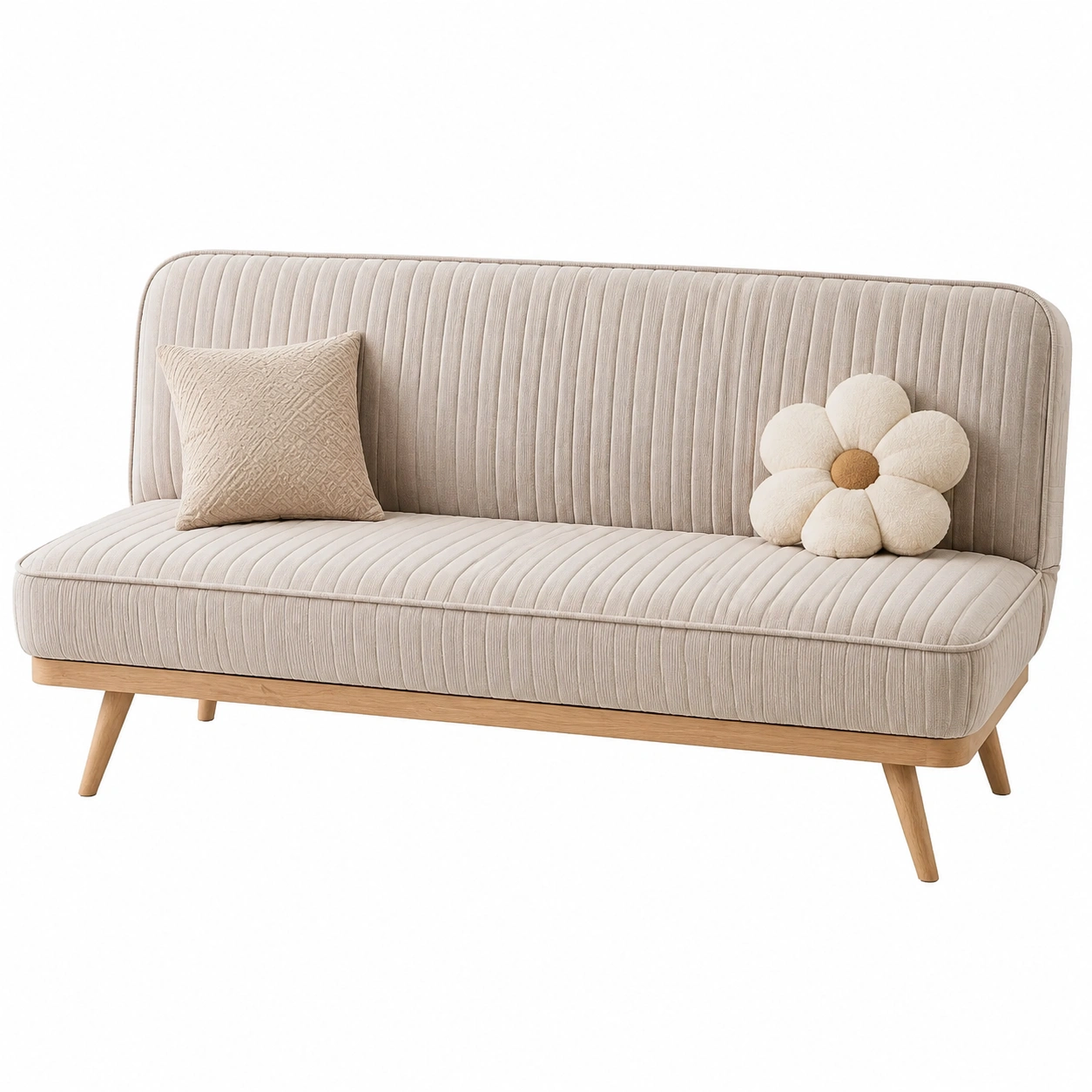 Sofa vintage con detalles en relieve-Cozynto