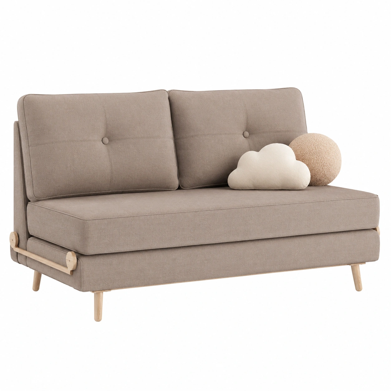 Sofa Cama 2 Plazas con Mecanismo de Conversion-Cozynto