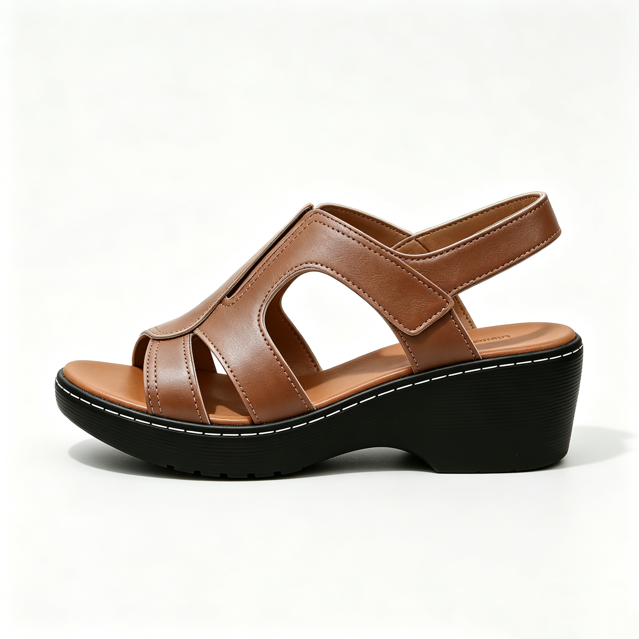 🔥Women Wedge Sandals, Premium Leather Orthopedic Sandals 🔥 - On This Week Sale 45% OFF