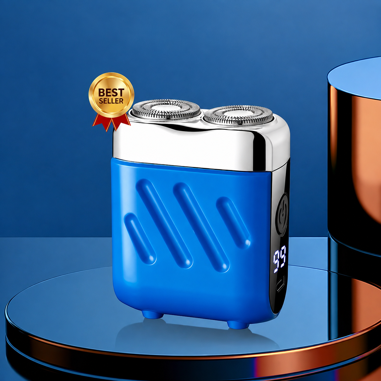 【German precision engineering, a best-selling shaver in Europe and America!】The new generation dual-head pocket shaver，Instant shaving, haircutting, and hair removal in just 1 second! Suitable for the whole family!