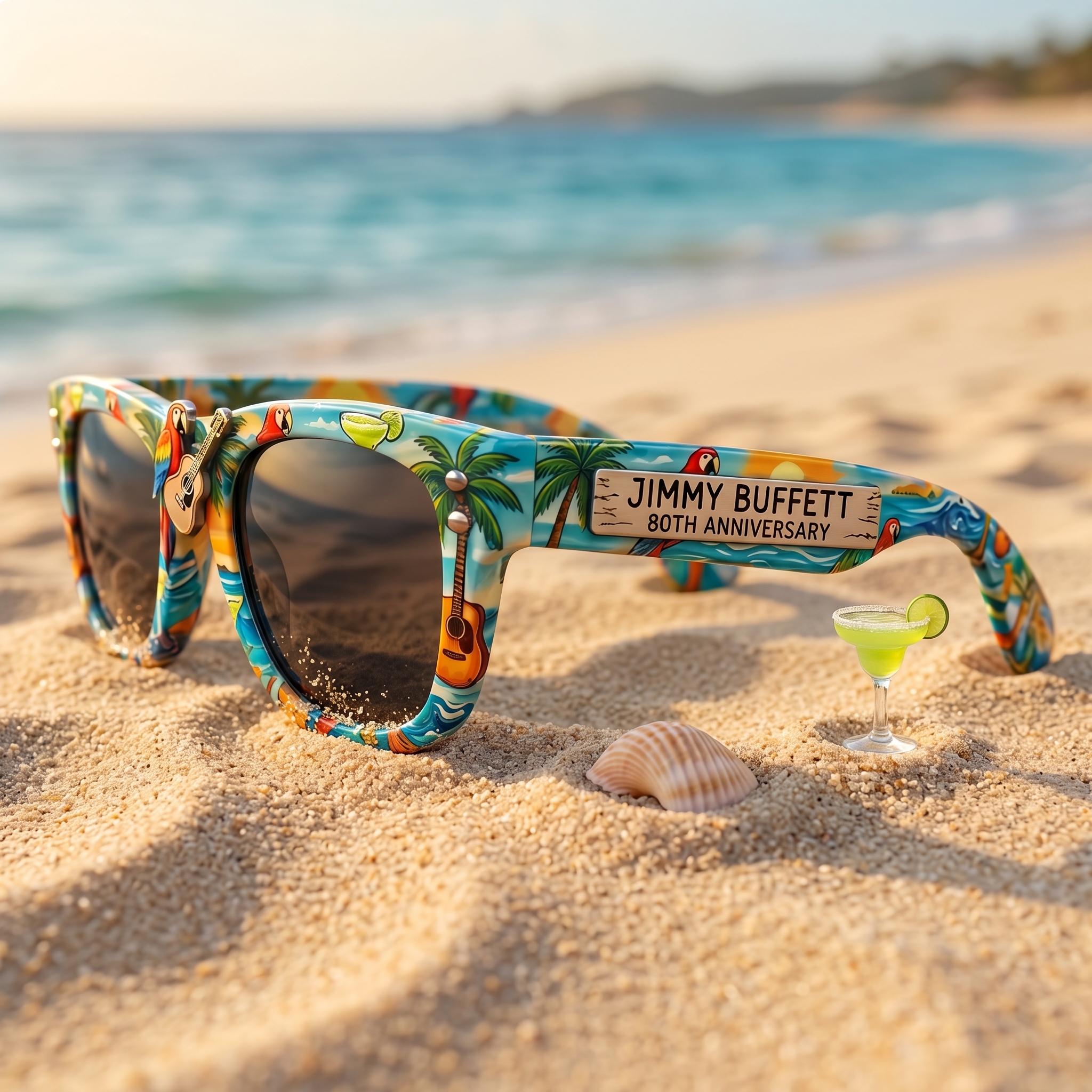 ☀️ Summer Vacation Early Sale ☀️ Jimmy Buffett 80th Anniversary Collector’s Sunglasses