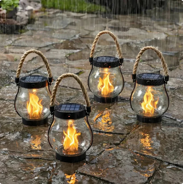 🔥 Solar Garden Lanterns⚡ Make Your Backyard Feel Magical After Dark