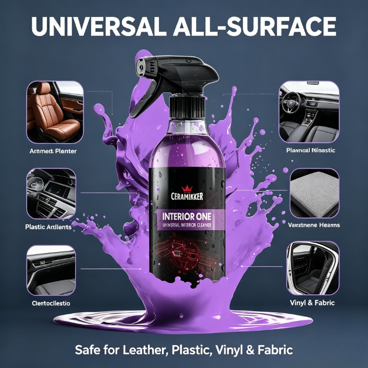 High-Efficiency Automotive Interior Cleaner – Suitable for Natural and Sealed Leather