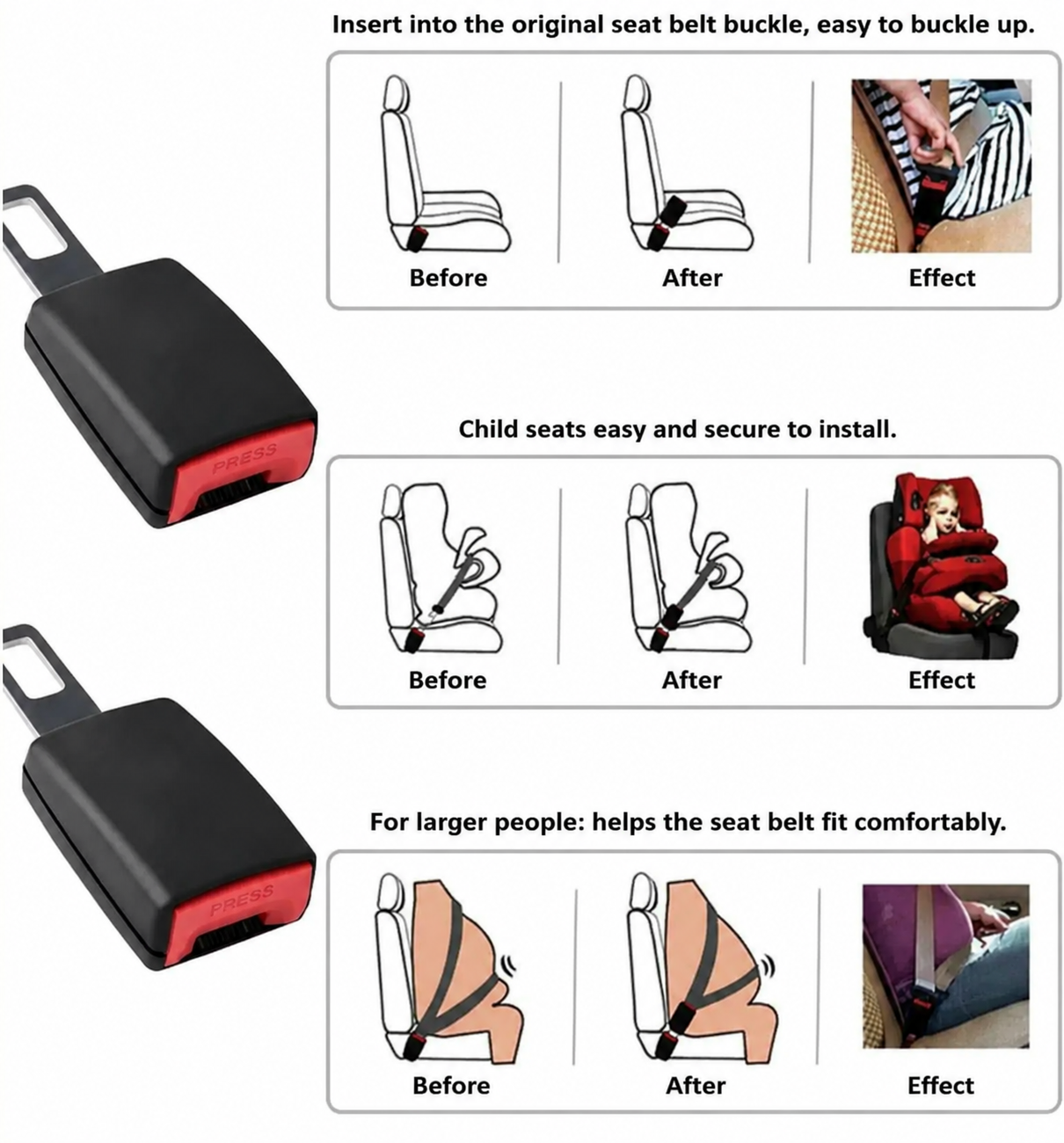 🔥🎁 50% Off New Arrival: Car Seat Belt Extender