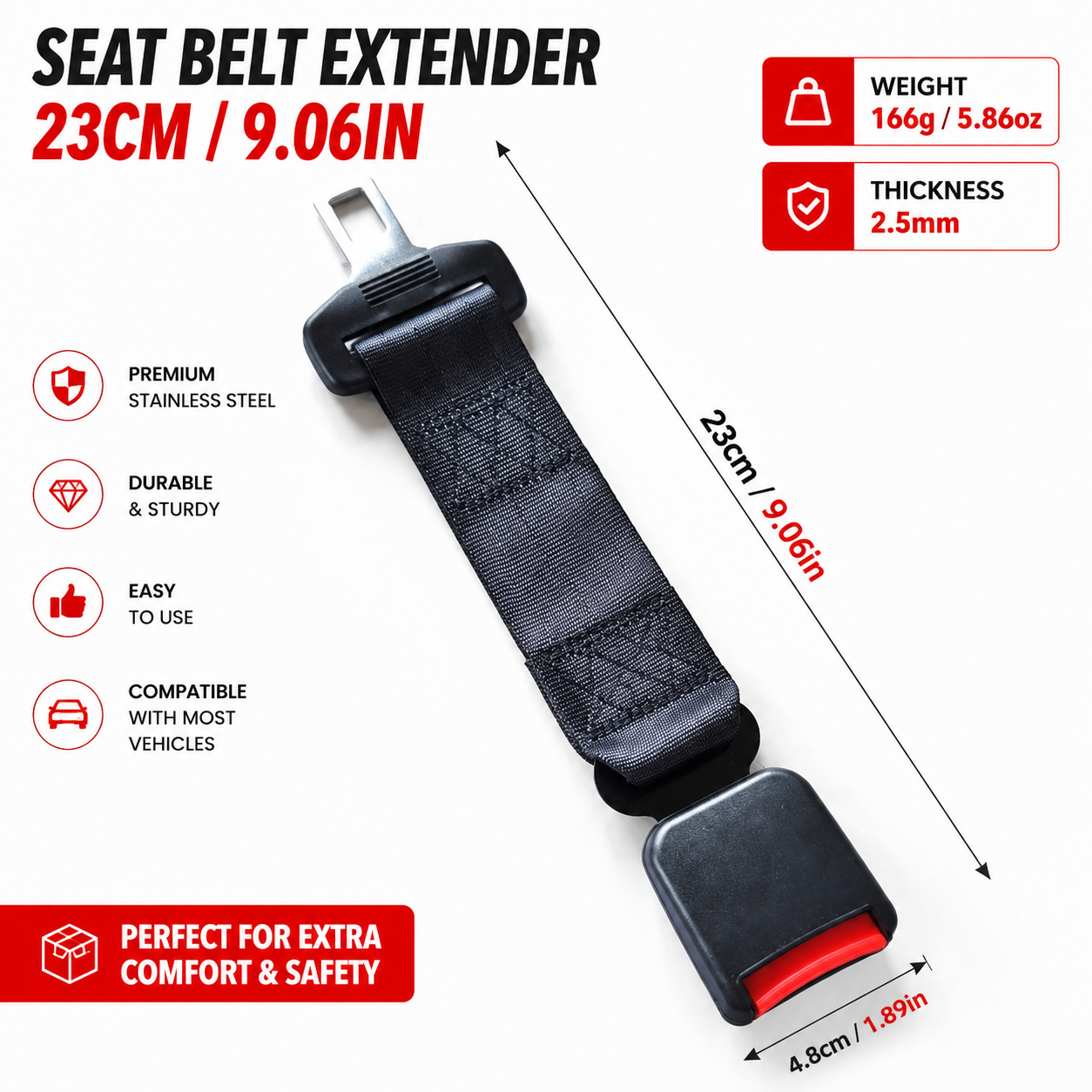🔥🎁 50% Off New Arrival: Car Seat Belt Extender
