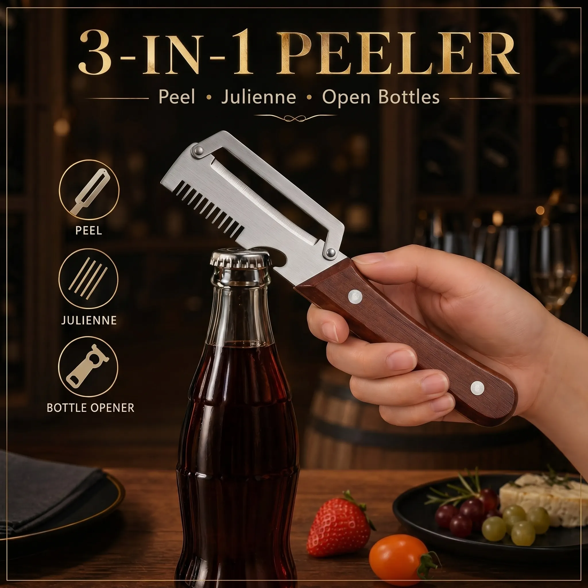 Stop Wrestling With Your Food: The 2.5mm “Zero-Flex” Peeler That Glides Through Pineapple & Sugar Cane Like Butter