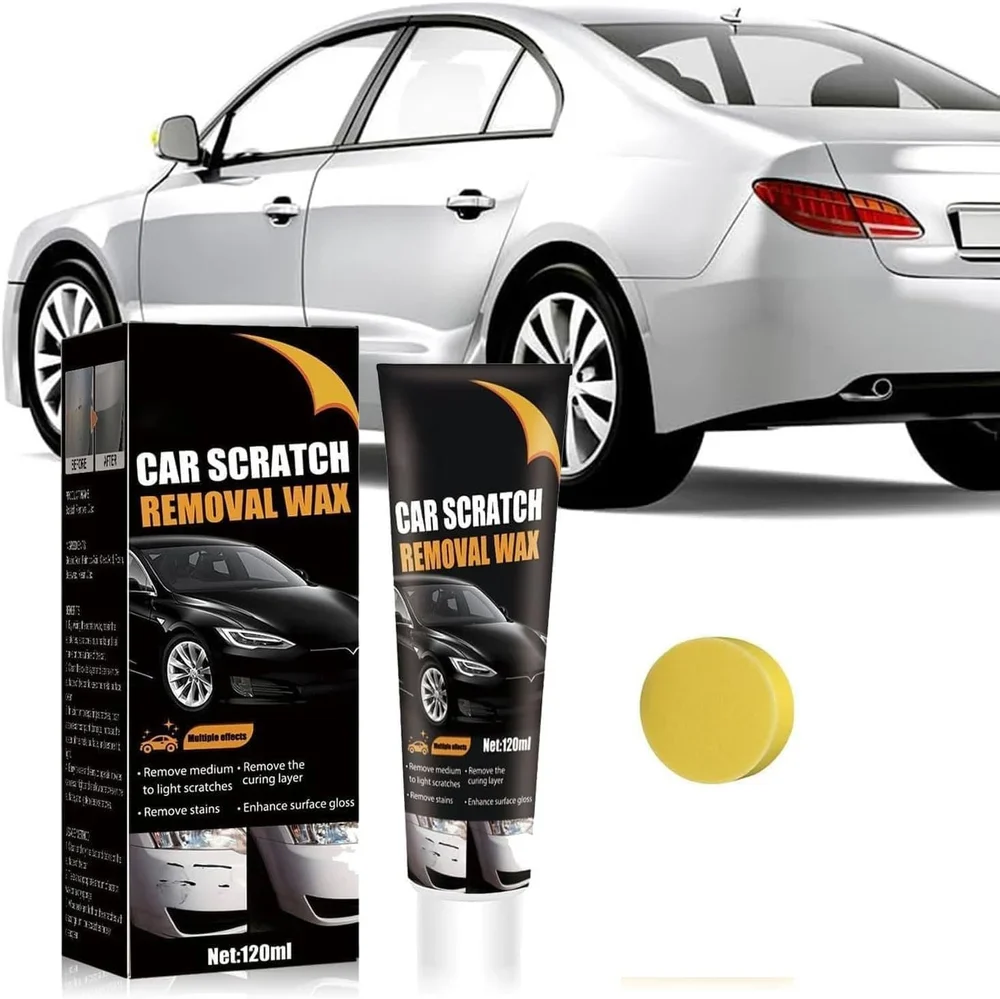 🔧 2026 2-in-1 Scratch Wax – Repair & Coat in One Step – Hides Scratches, Shields Paint for Months & Easy Application