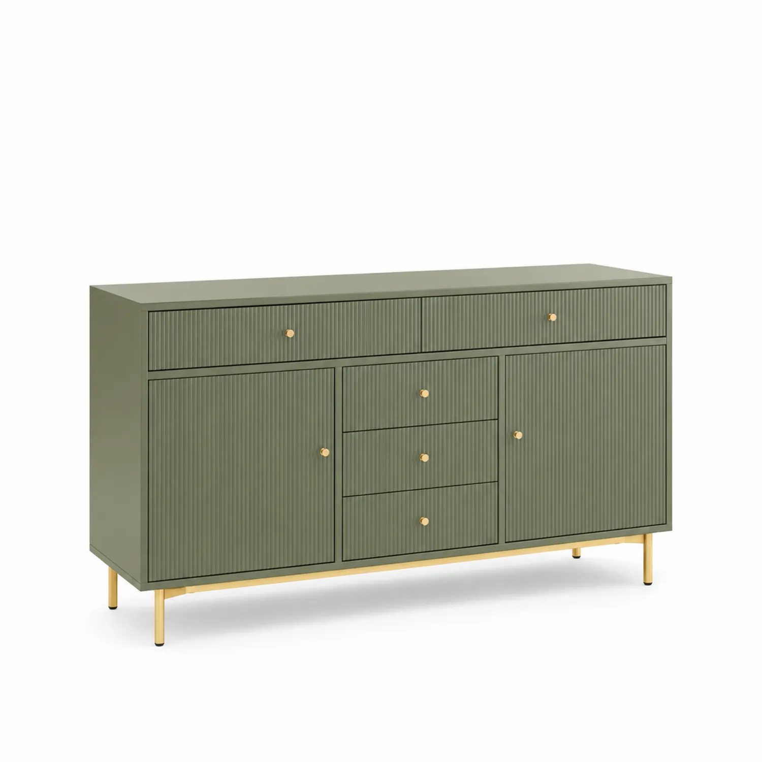 Komoda Zielona z MDF 150x40x90 cm