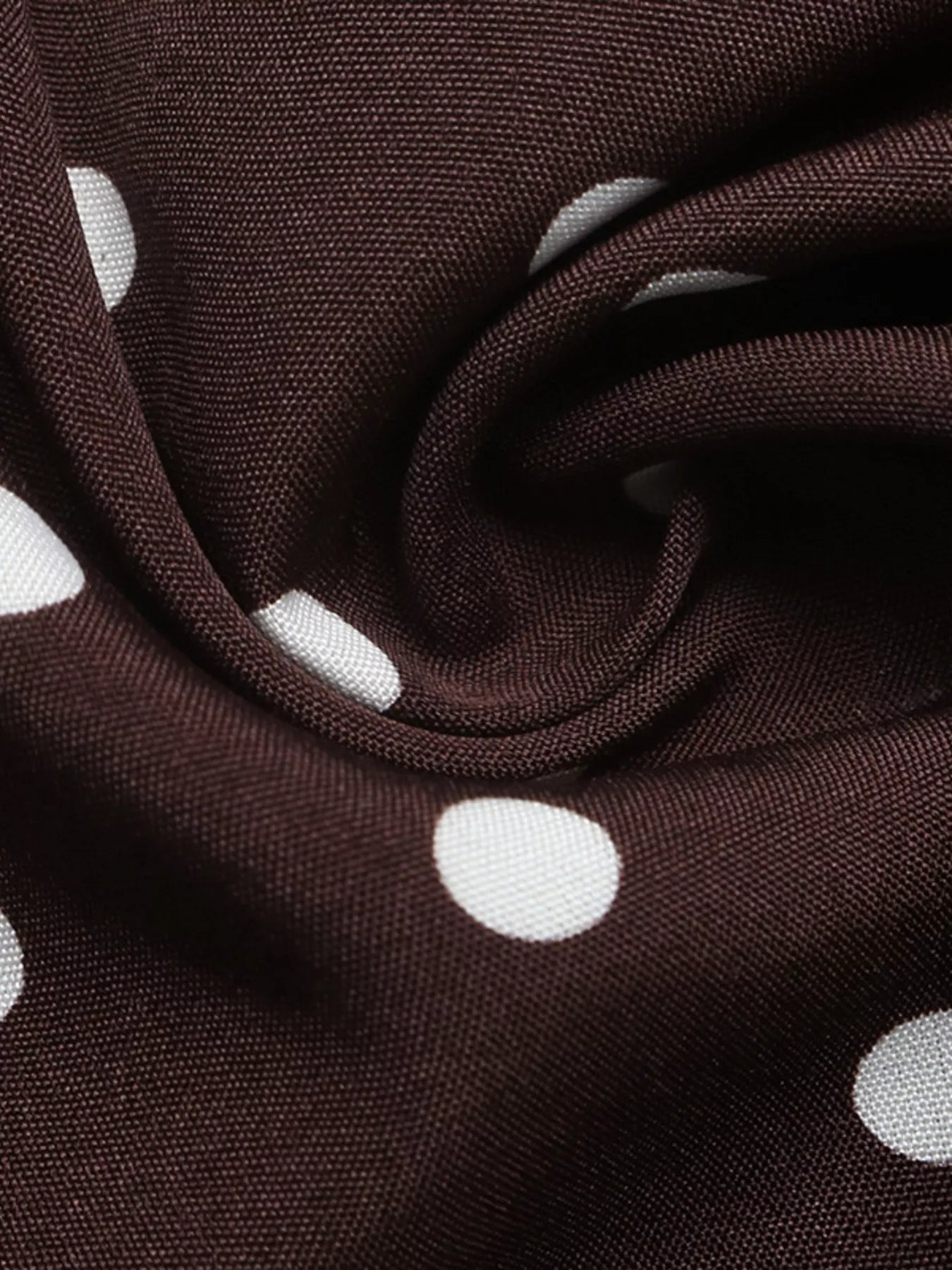 Coffee Brown Polka Dot Sleeveless Maxi Dress | Flowy Summer Vacation Long Dress