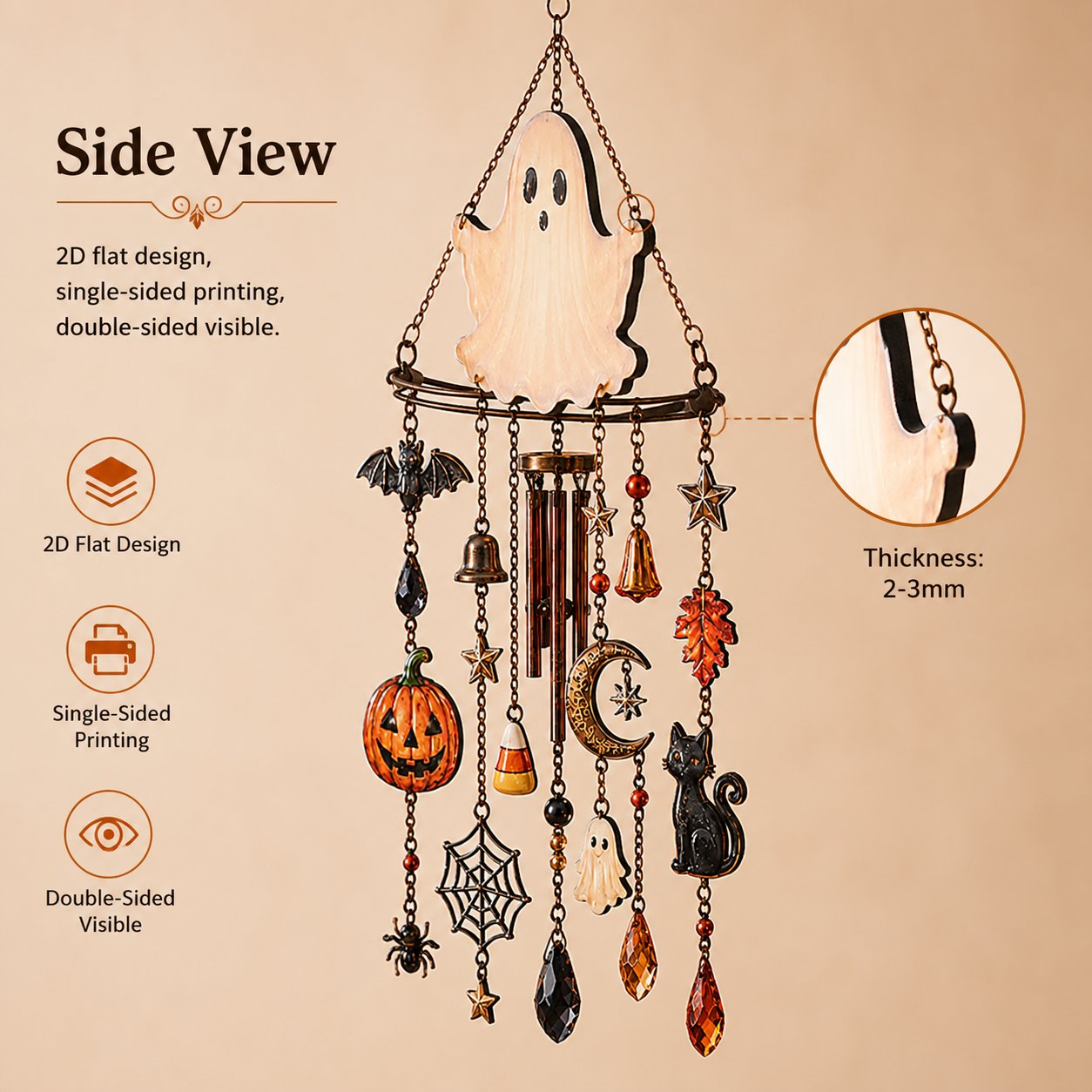 🔥Early Halloween Special Sale: 49% Off👻 Ghost Wind Chime