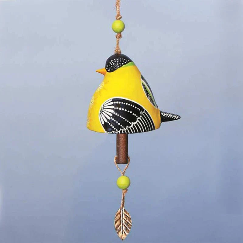 🐦Hand-Painted  Bird wind Chimes