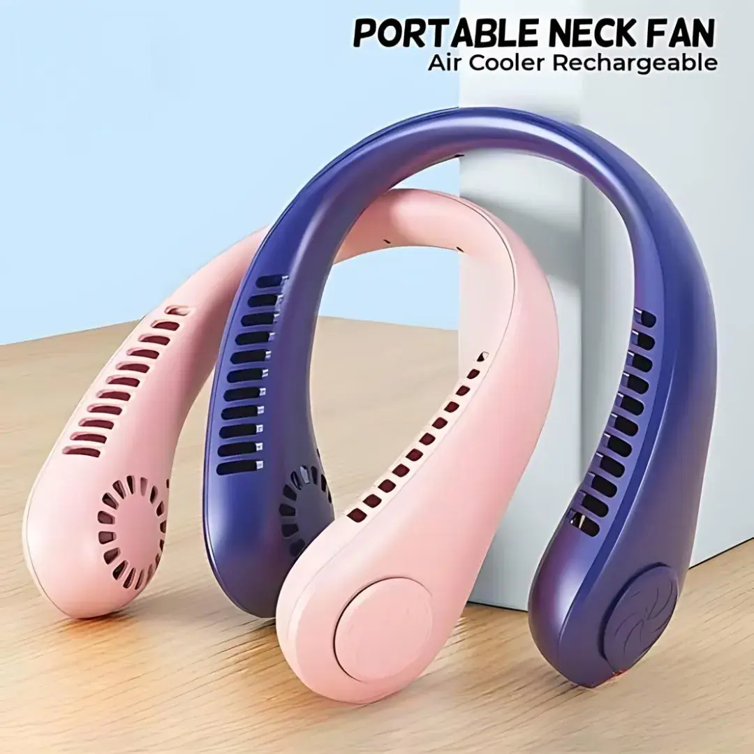 Portable Bladeless Hanging Neck Fan - (IMPORTED)