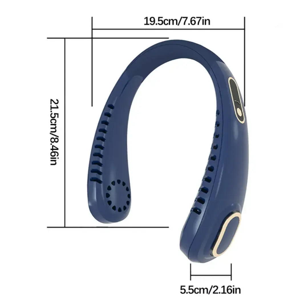 Portable Bladeless Hanging Neck Fan - (IMPORTED)
