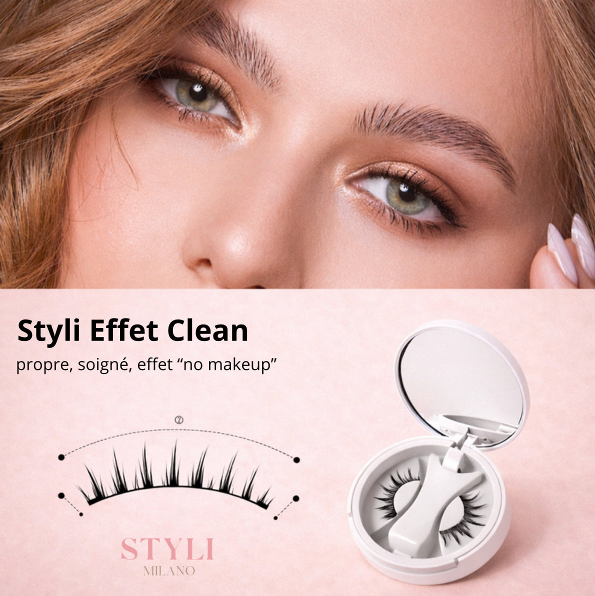 Magnetic Eyelashes with Magnetic Applicator