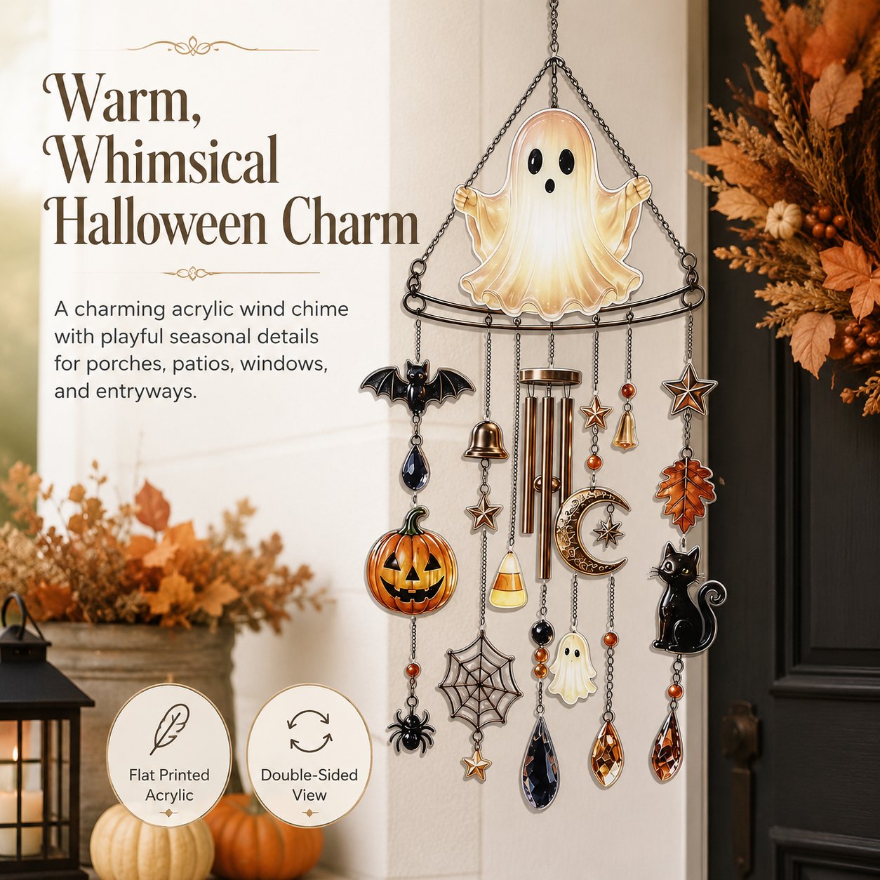 🔥Early Halloween Special Sale: 49% Off👻 Ghost Wind Chime