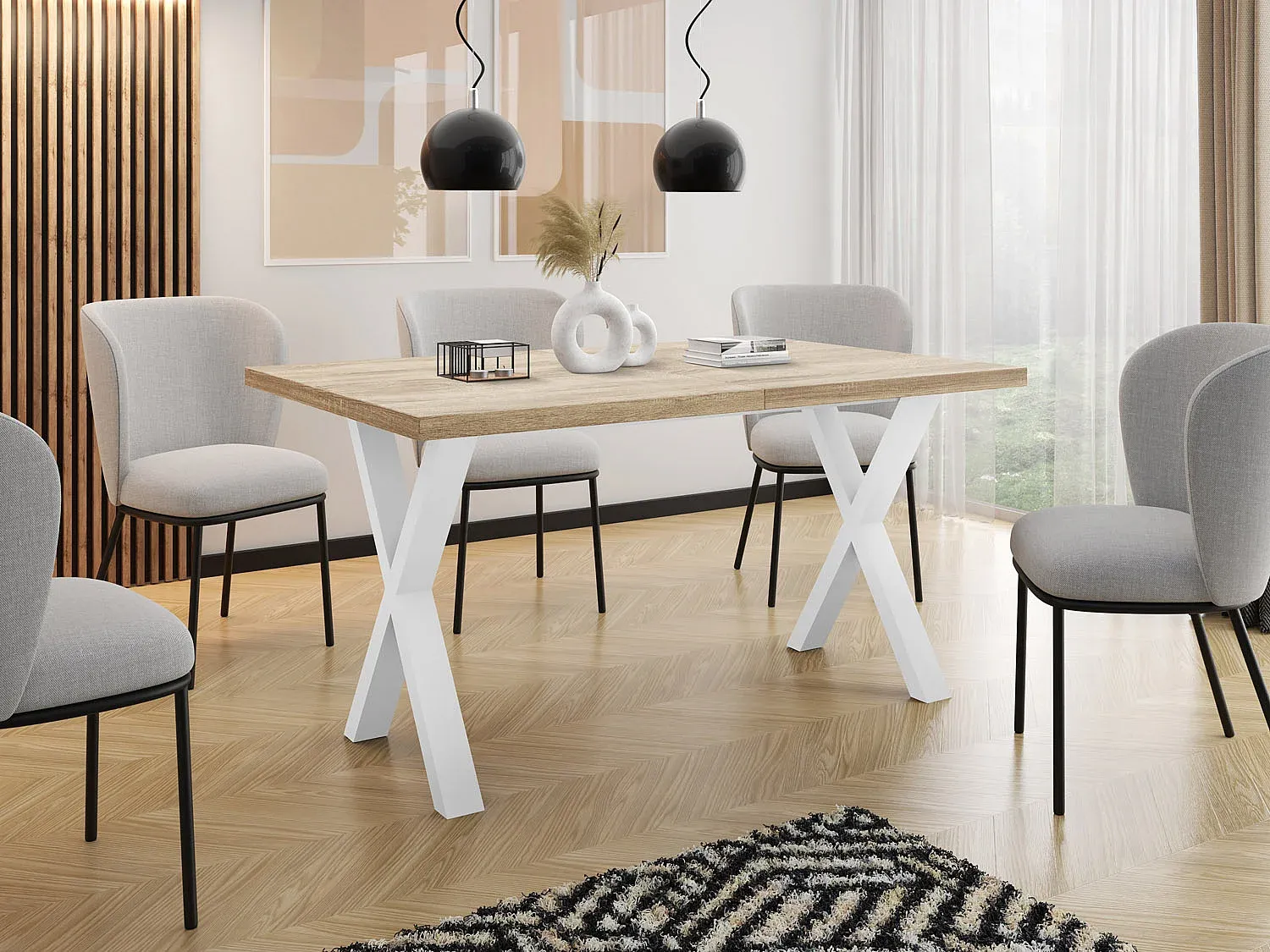 Esszimmer und Küche,Esszimmermöbel,Ausziehbarer Tisch-livavito.com