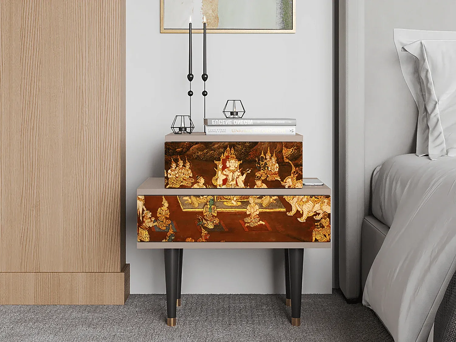 Schlafzimmer,Schlafzimmermöbel,Nachttisch-livavito.com