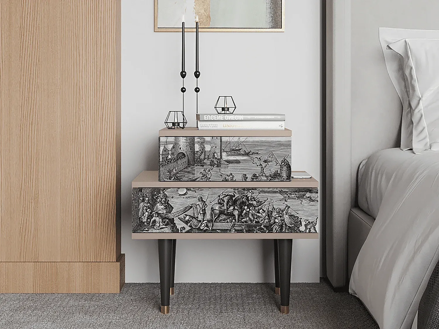 Schlafzimmer,Schlafzimmermöbel,Nachttisch-livavito.com