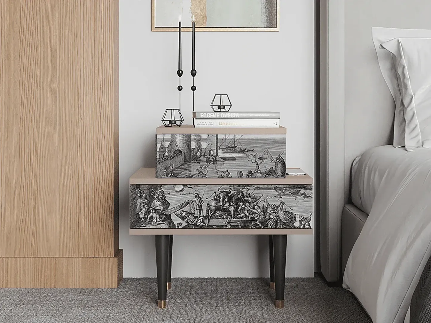 Schlafzimmer,Schlafzimmermöbel,Nachttisch-livavito.com