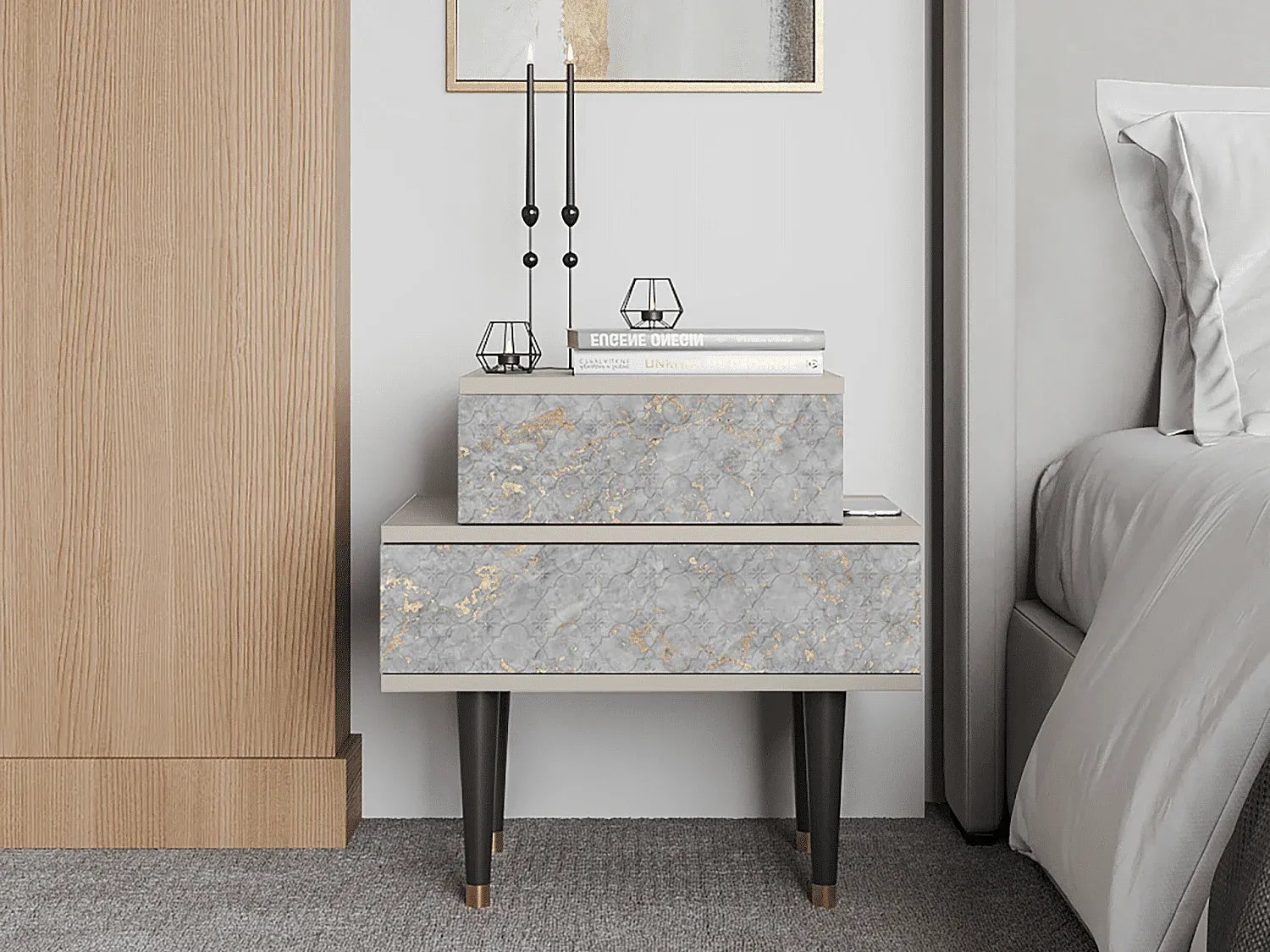 Schlafzimmer,Schlafzimmermöbel,Nachttisch-livavito.com