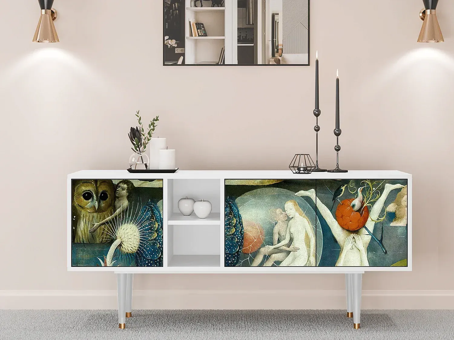 Wohnzimmer und Flur,Wohnzimmermöbel,TV-Board-livavito.com