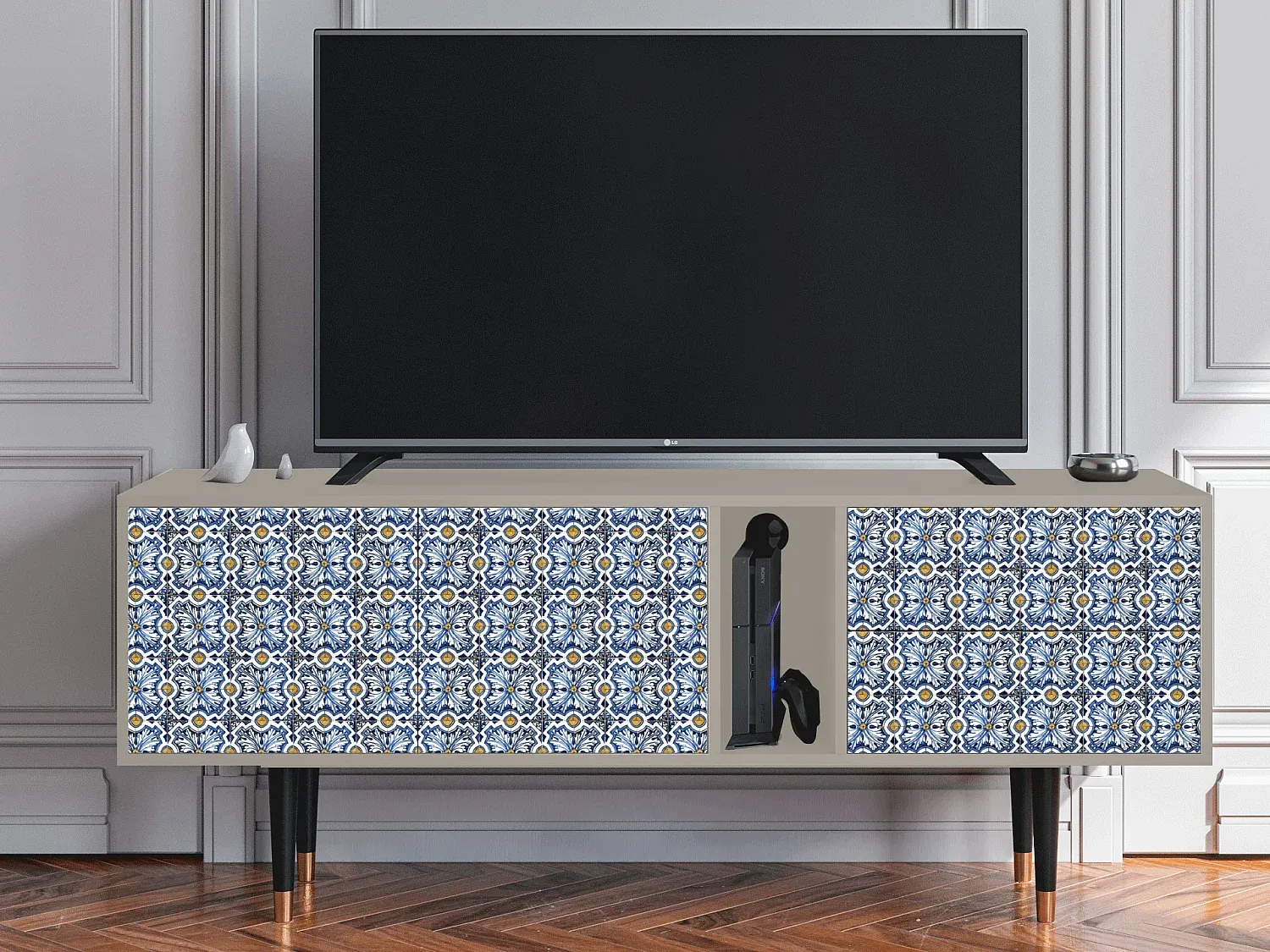 Wohnzimmer und Flur,Wohnzimmermöbel,TV-Board-livavito.com