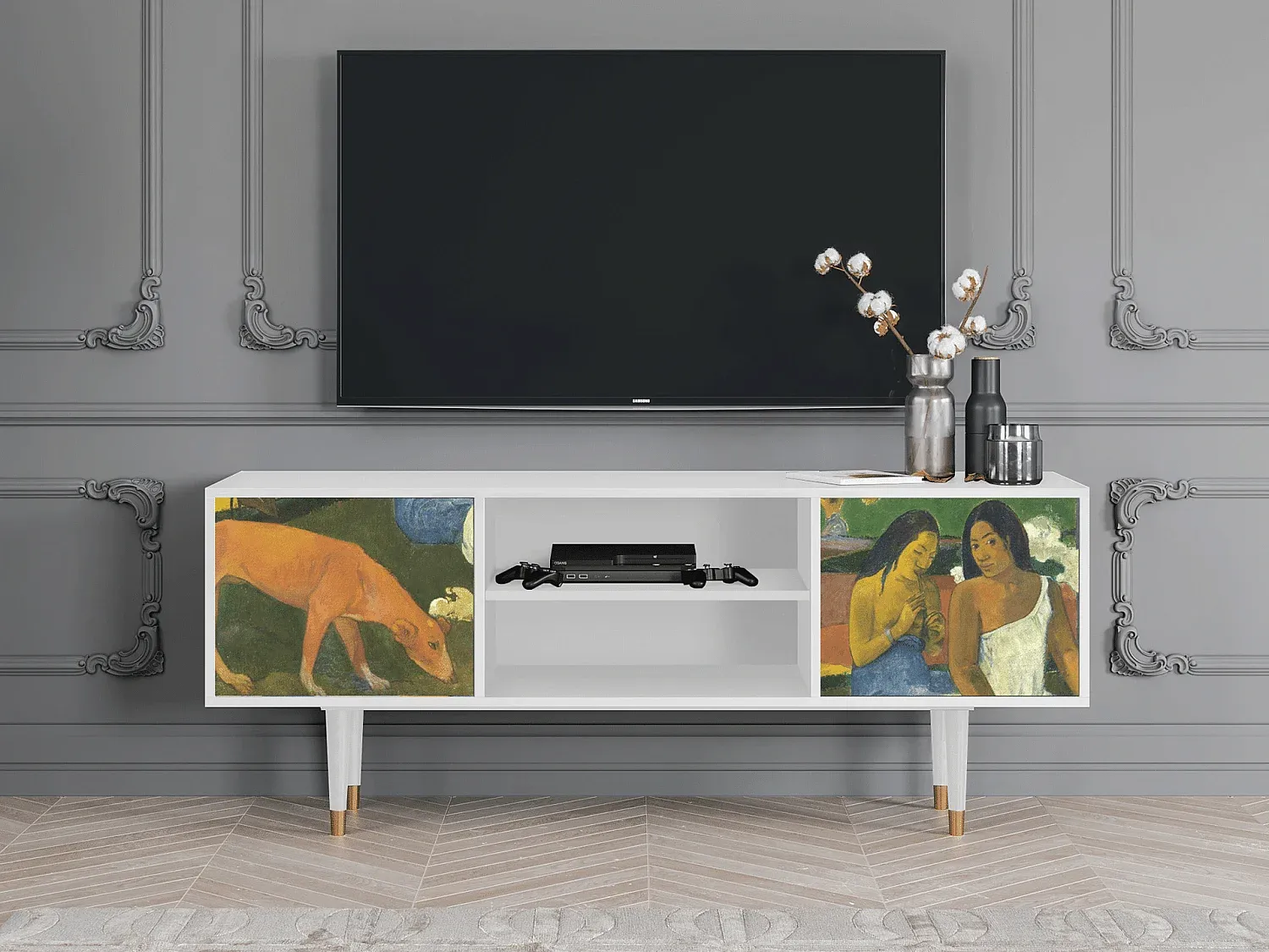 Wohnzimmer und Flur,Wohnzimmermöbel,TV-Board-livavito.com