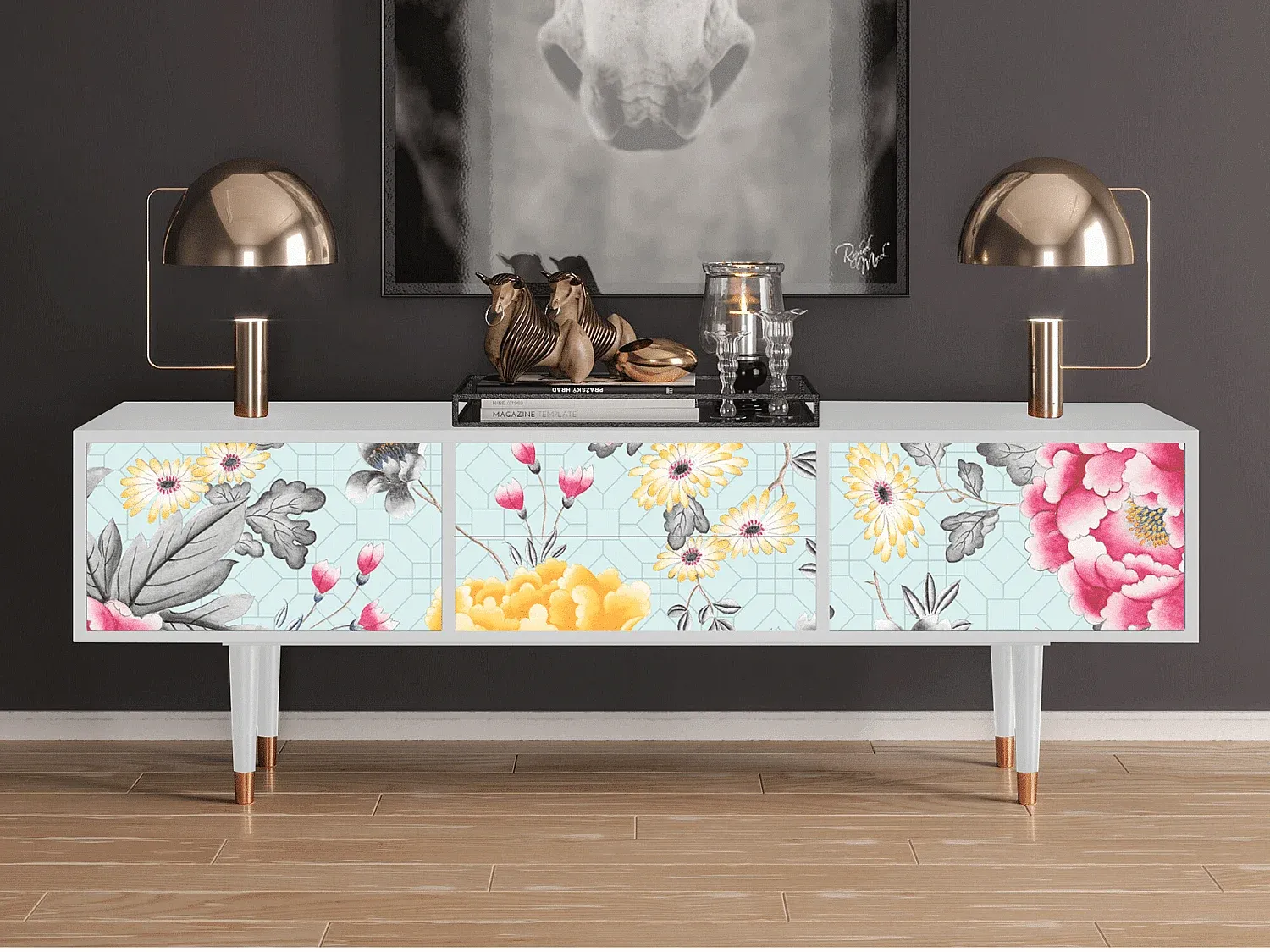 Wohnzimmer und Flur,Wohnzimmermöbel,TV-Board-livavito.com