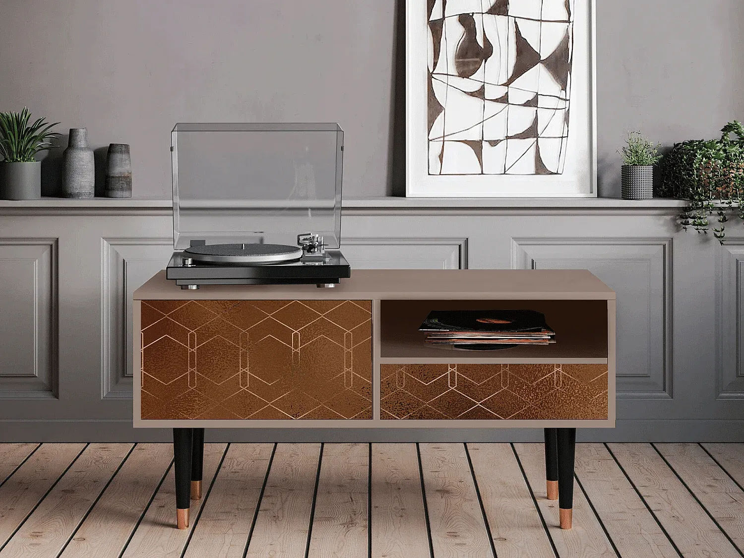 Wohnzimmer und Flur,Wohnzimmermöbel,TV-Board-livavito.com