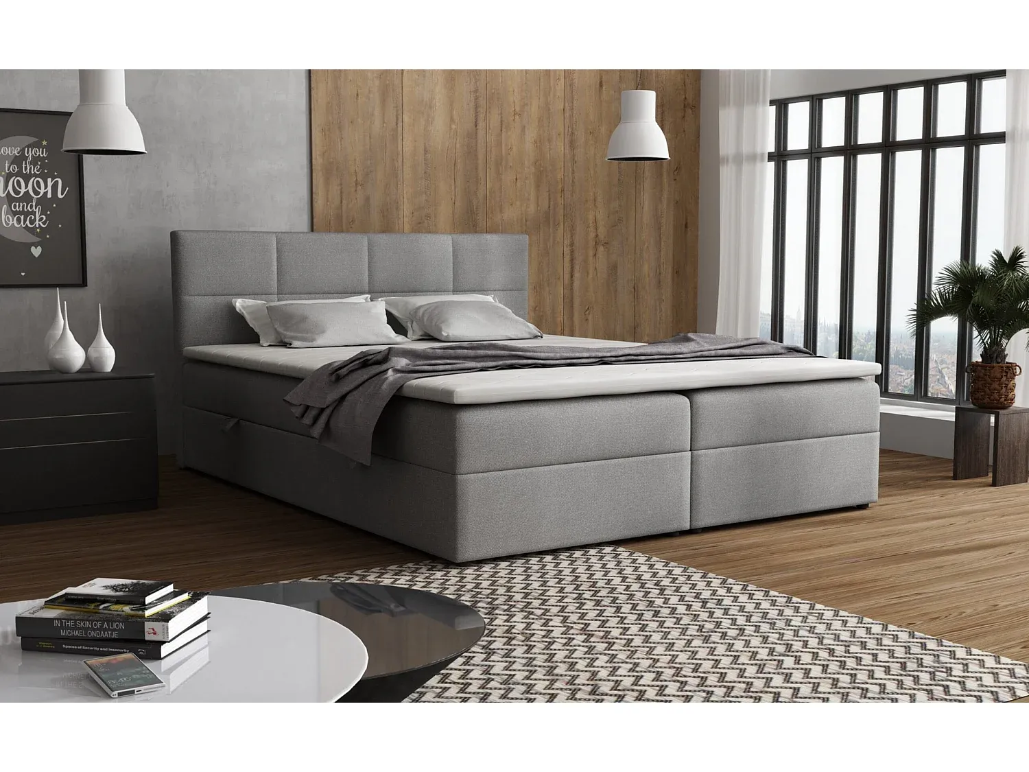 Schlafzimmer,Bereich Bett,Boxspringbett-livavito.com