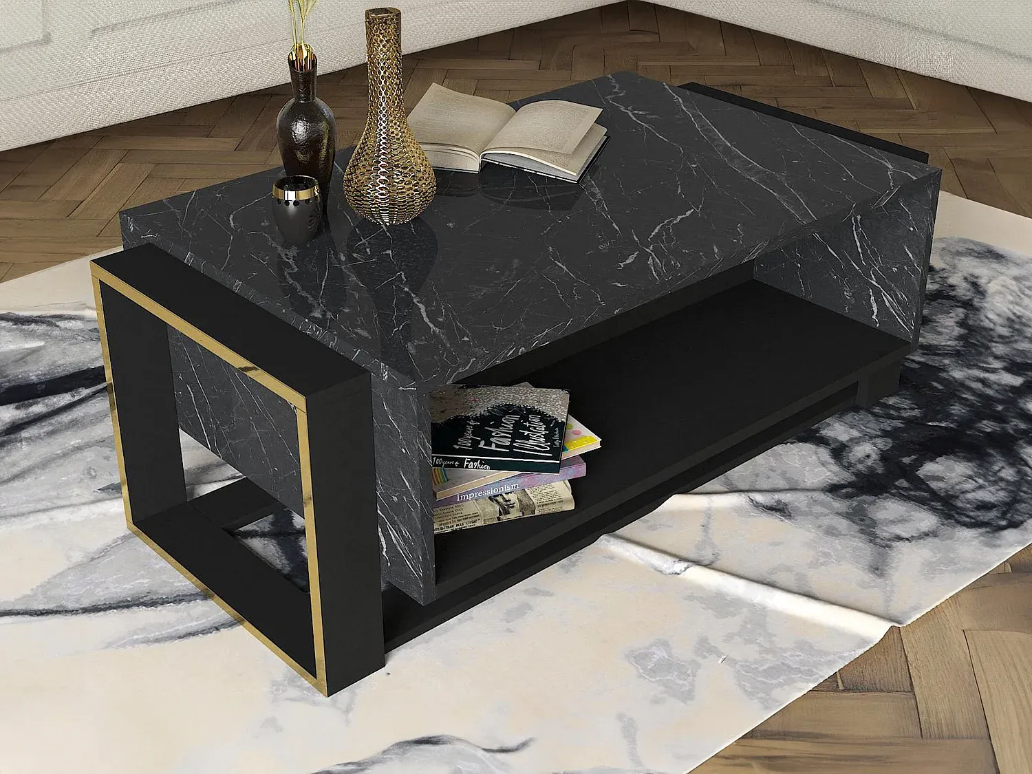 Wohnzimmer und Flur,Wohnzimmermöbel,Couchttisch nicht ausziehbar-livavito.com