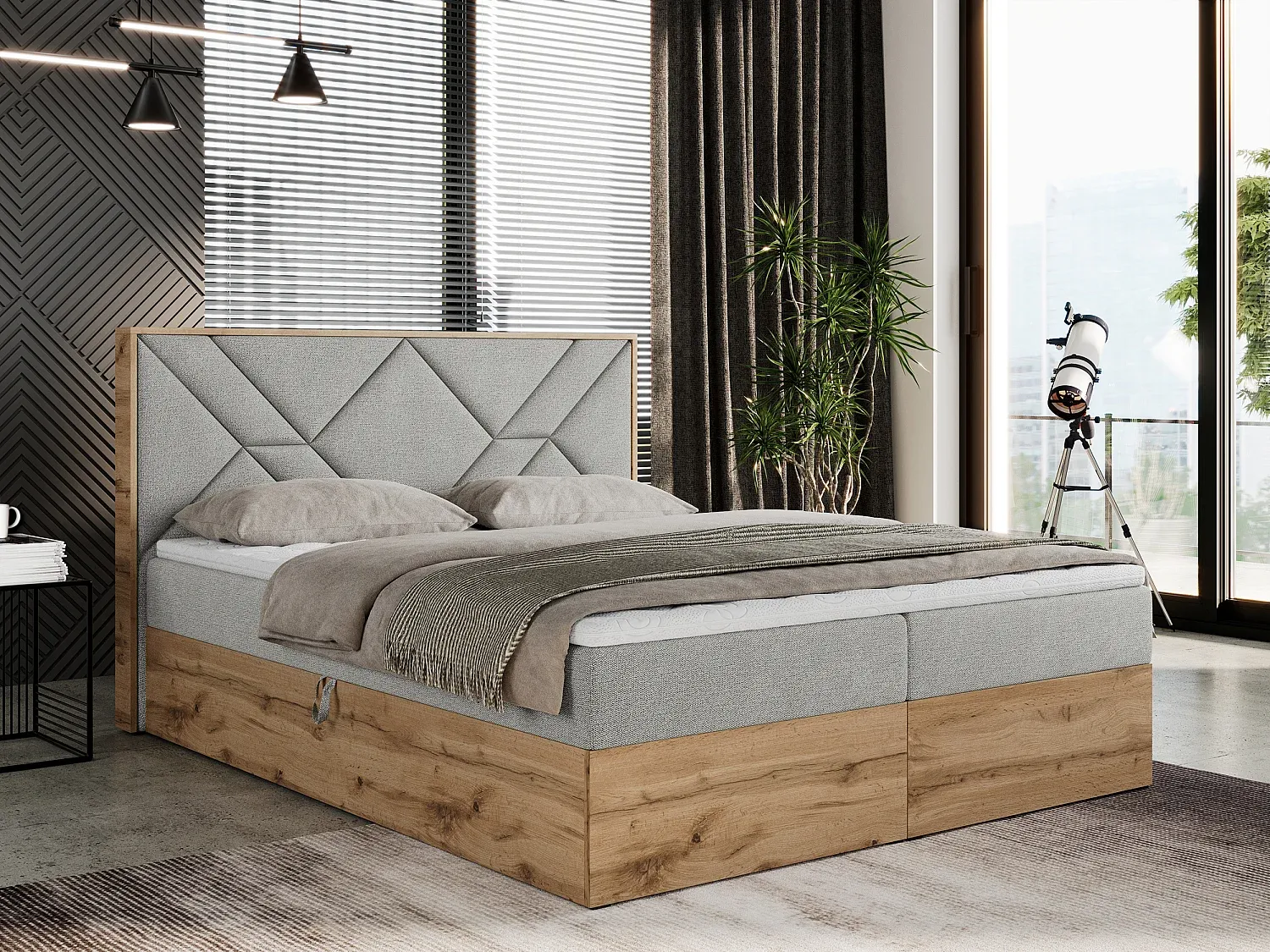 Schlafzimmer,Bereich Bett,Boxspringbett-livavito.com