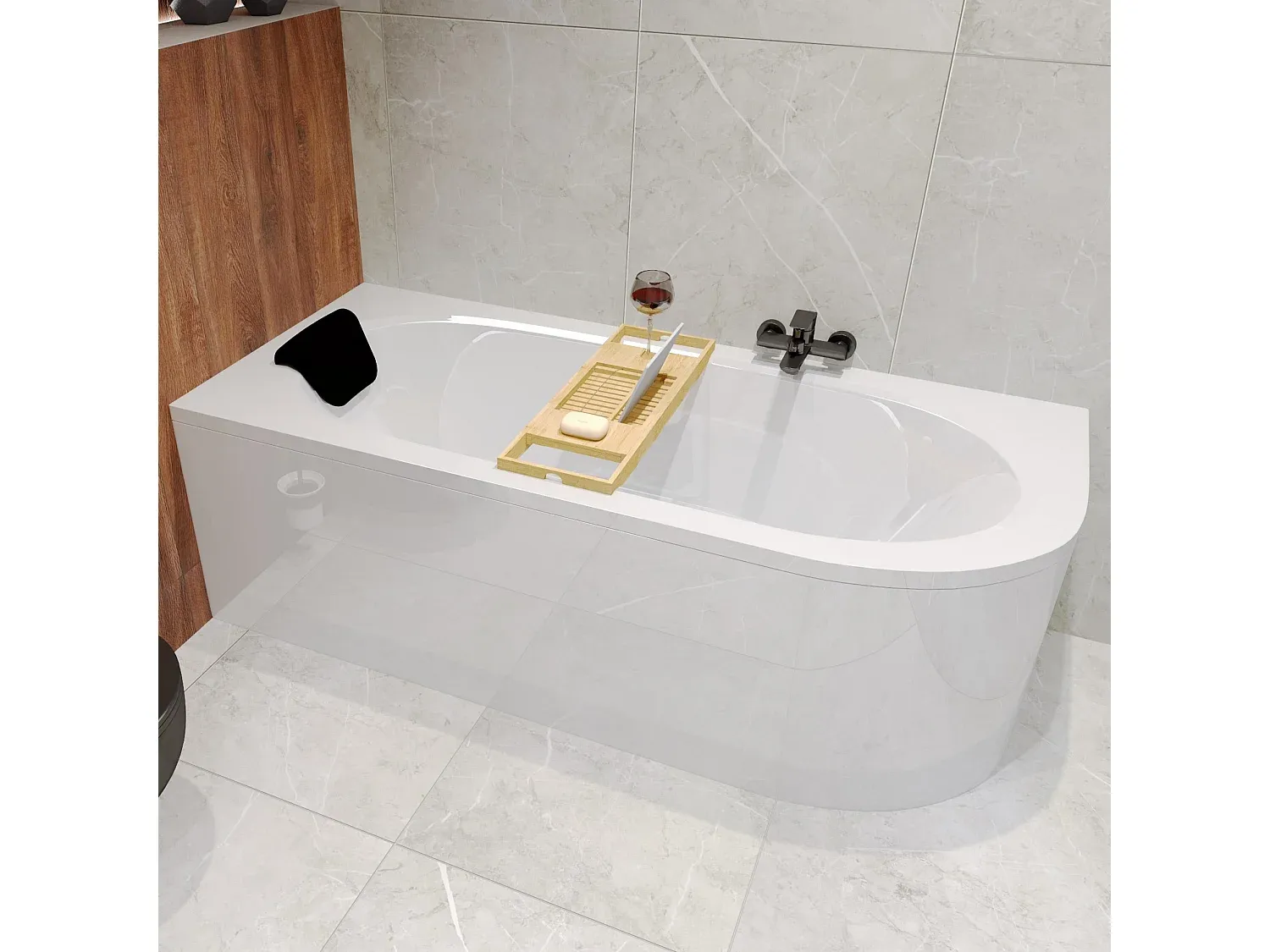 Badezimmer,Bereich Badewanne,Badewanne (Standard)-livavito.com