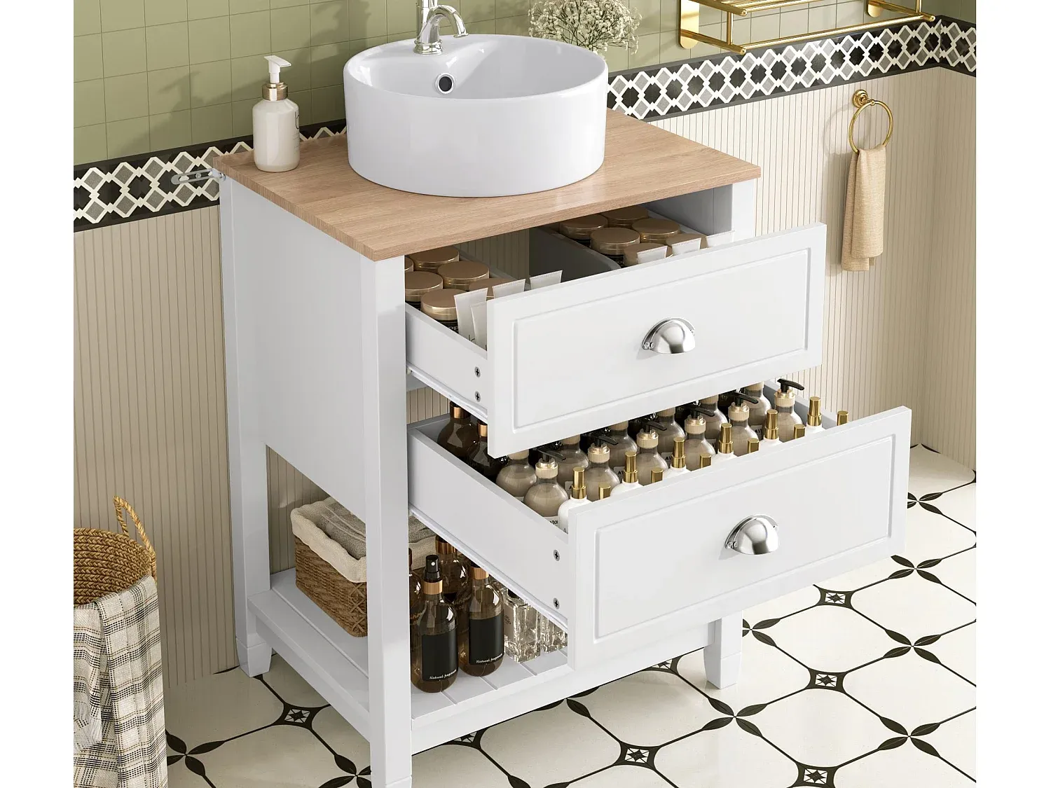 Badezimmer,Bereich Badezimmermöbel,Einzelwaschtisch-livavito.com