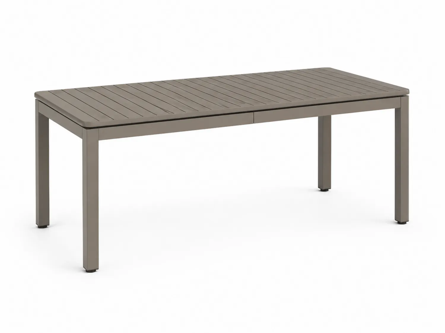 Stół ogrodowy prostokątny metalowy 200x90 cm Szary