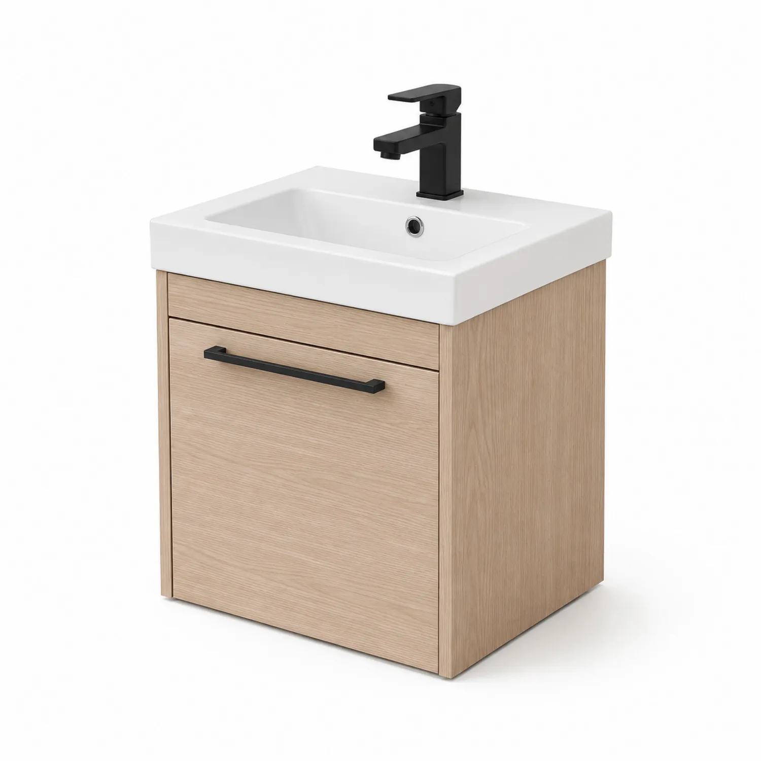 Szafka pod umywalkę z MDF 60x40x60 cm Beżowa
