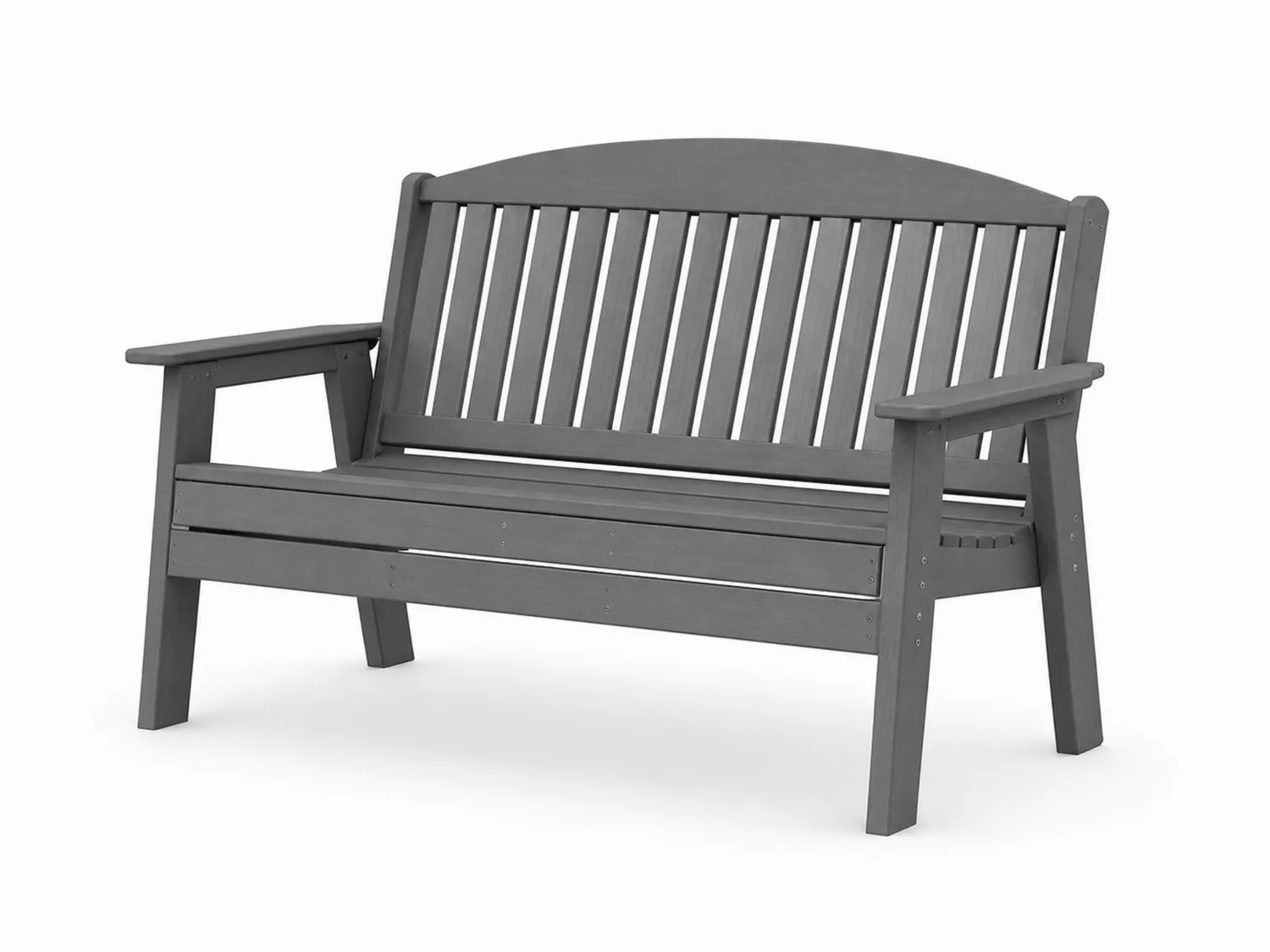 Ławka ogrodowa drewniana 120 cm Szary