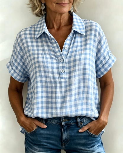 New Arrivals🔥Women’s Gingham Check Shirt