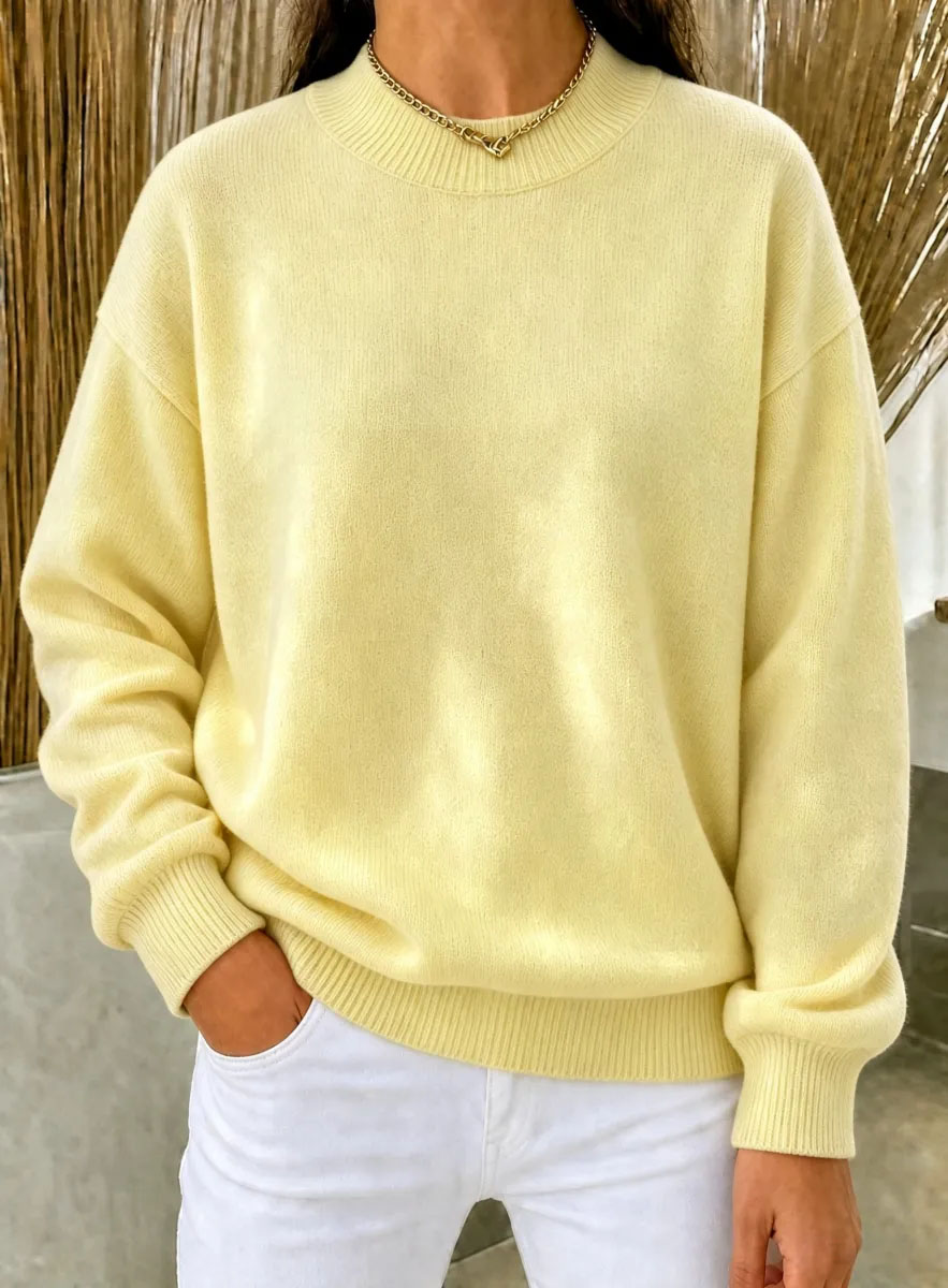 CLEARANCE SALE🔥Women’s Casual Mock Neck Oversized Knit Sweater
