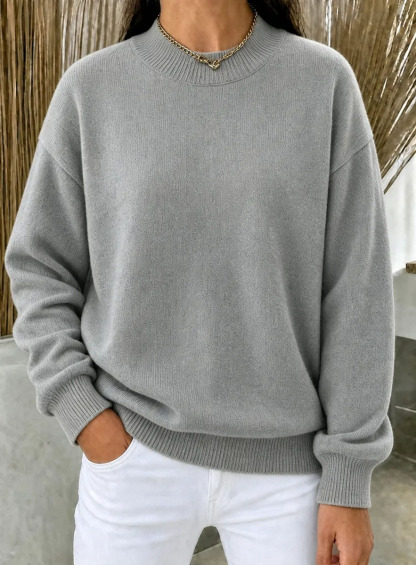 CLEARANCE SALE🔥Women’s Casual Mock Neck Oversized Knit Sweater