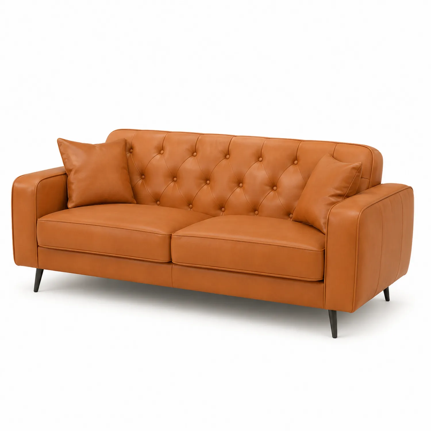 Sofa skórzana 3-osobowa 210x85x75 cm