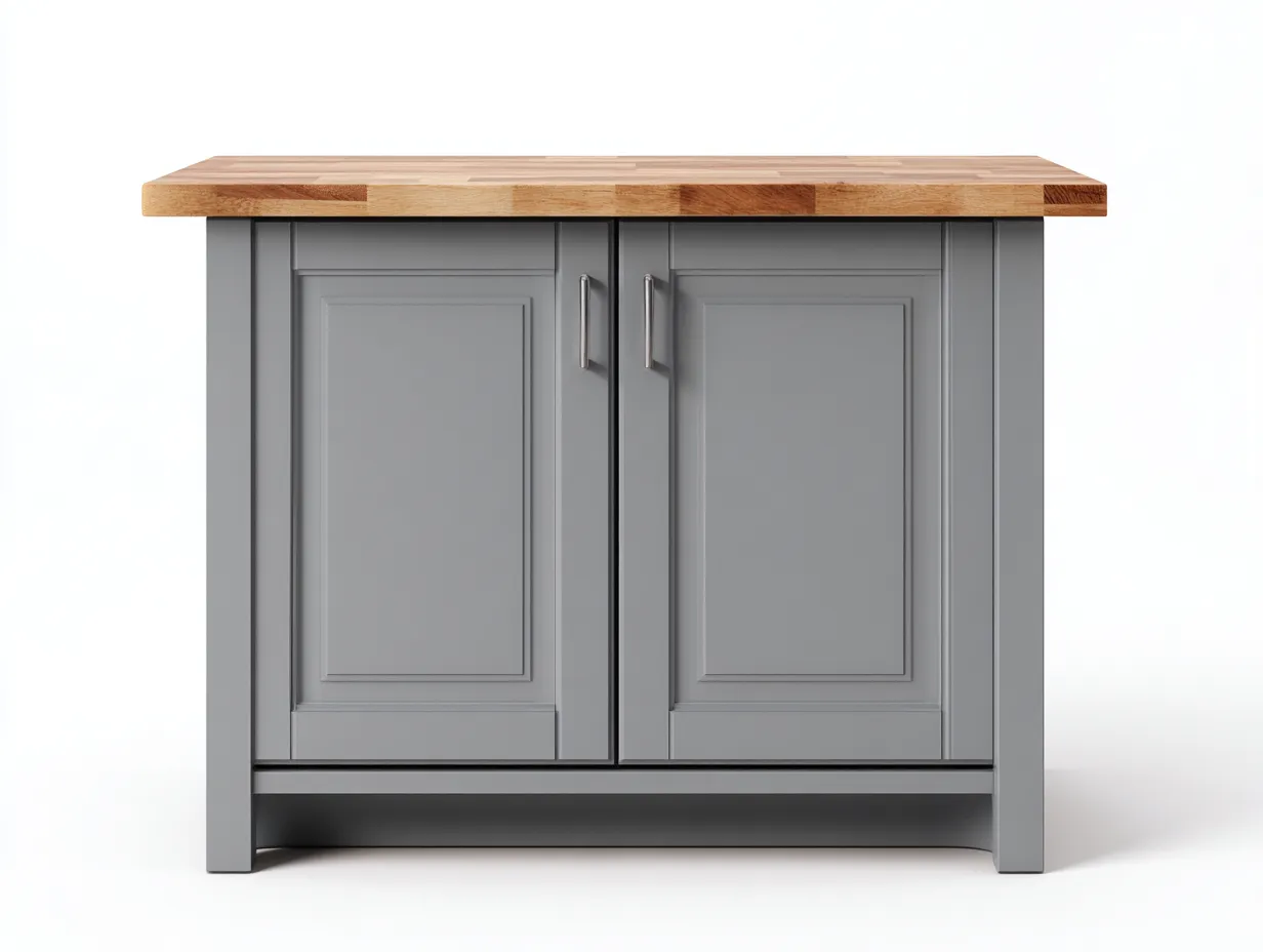 Aparadores madera 100x40x80 cm color gris y marrón diseño moderno-Zitaostudio