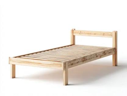 Camas dobles 200x160x80 cm madera maciza color natural - diseño sencillo moderno-Zitaostudio