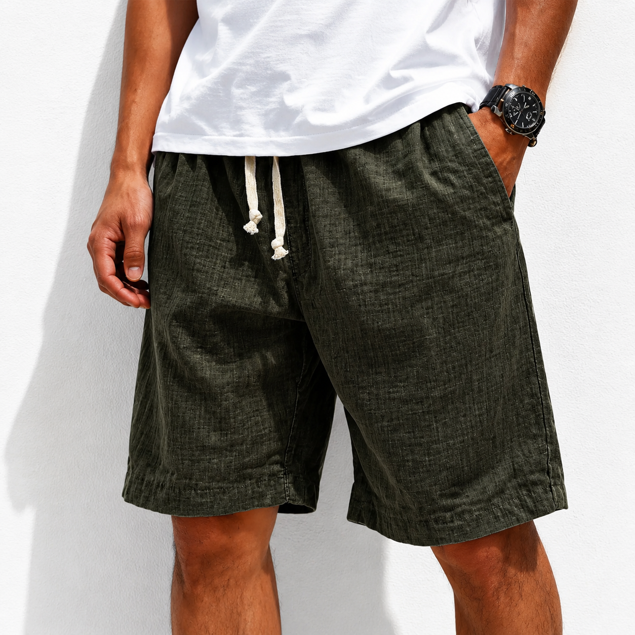 Men Can’t Get Enough of These Cozy Linen Shorts