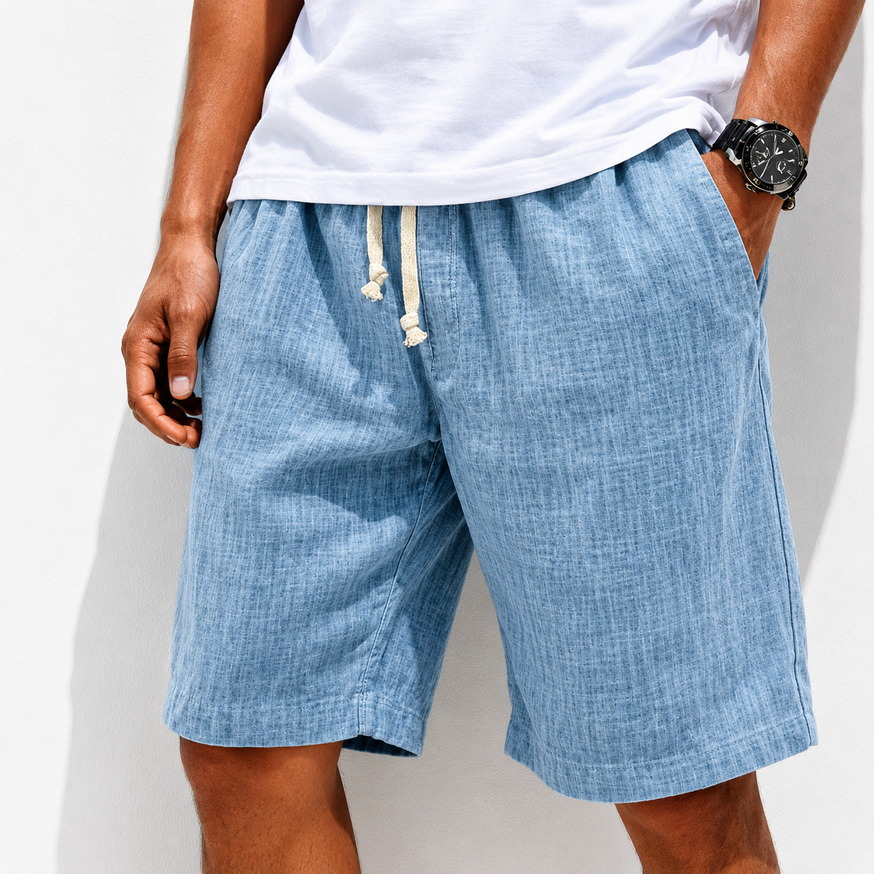 Men Can’t Get Enough of These Cozy Linen Shorts
